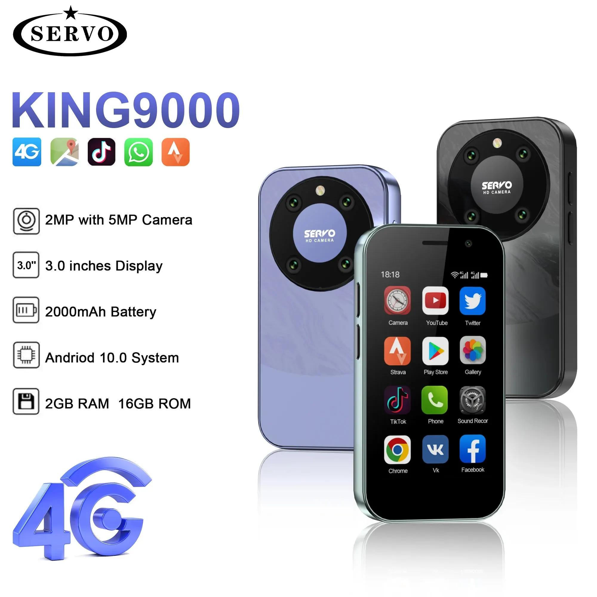 SERVO KING9000 4G LTE 귯 ̴ Ʈ, ȵ̵ 10.0,  SIM, 2GB + 16GB, 2000mAh, 5MP ī޶, 3.0 ġ ÷,  ޴